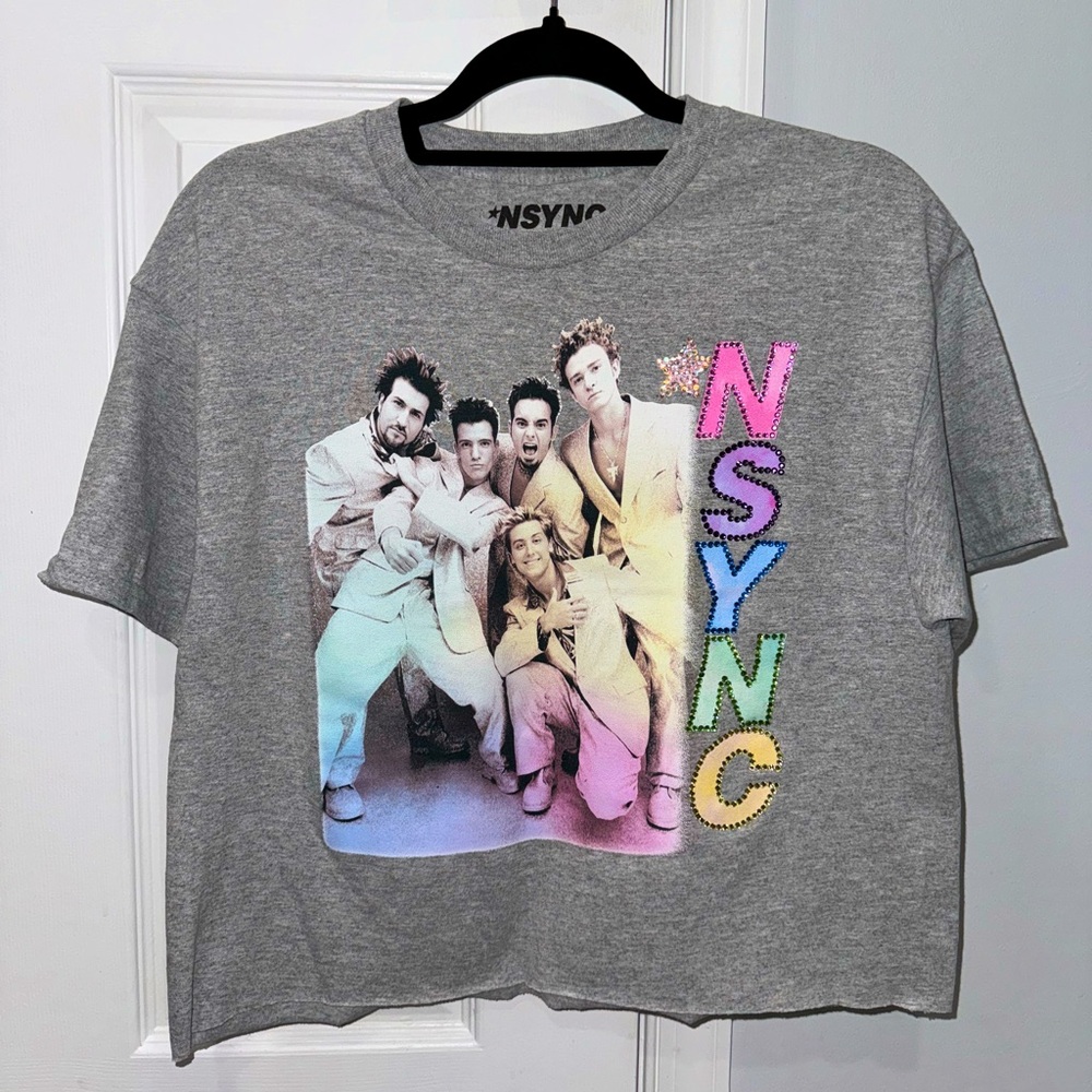 *NSYNC Pastel Rhinestone Tee